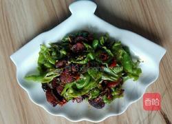 川肠炒青椒～川菜的做法图解8