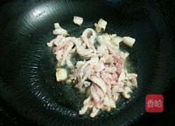 雪菜炒肉丝的做法图解3