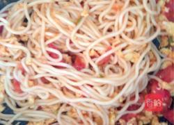 番茄鸡蛋炒面的做法图解4