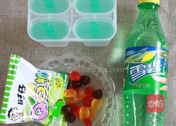 彩虹QQ软糖雪糕的做法图解1
