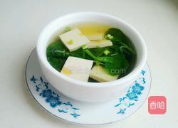 木耳菜豆腐汤的做法图解6
