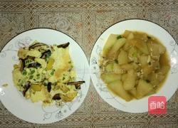 香菇炒蛋和冬瓜炒虾皮的做法图解6