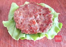 三层牛肉汉堡的做法图解6