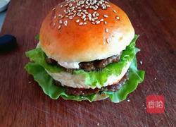 三层牛肉汉堡的做法图解11