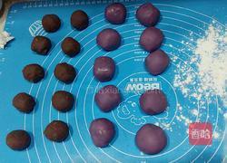 紫薯玫瑰豆沙月饼的做法图解10