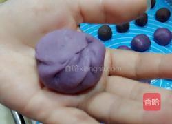 紫薯玫瑰豆沙月饼的做法图解12