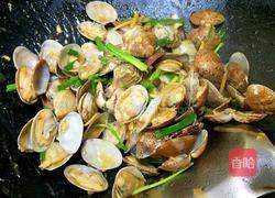 酱炒花蛤的做法图解5