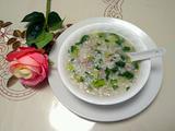 青菜瘦肉粥