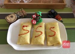 鸡蛋饼包炒饭的做法图解8