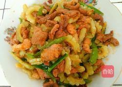 苦瓜青椒炒肉的做法图解8
