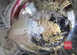 花生芝麻豆渣饼的做法图解2
