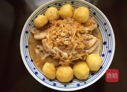 东北酸菜洋芋仔五花肉的做法图解6