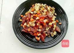 香菇腊肠焖饭的做法图解7