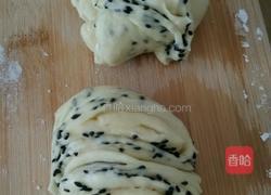 无糖芝麻花卷的做法图解6