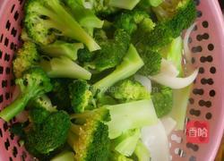西兰花炒鸡翅猪扒肉的做法图解5