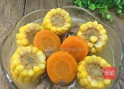 伞骨胡萝卜玉米汤（沙煲法）的做法图解9