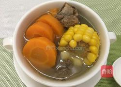 伞骨胡萝卜玉米汤（沙煲法）的做法图解11
