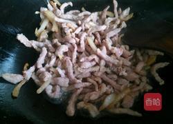 双椒杏鲍菇炒肉丝的做法图解6