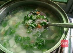 虾米猪肉菜粥（简易版)的做法图解6
