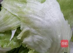 西生菜包糯米饭的做法图解4