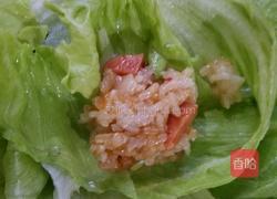 西生菜包糯米饭的做法图解5
