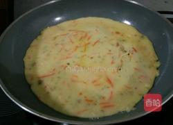 鸡蛋胡萝卜榨菜饼的做法图解11