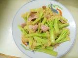 菜花炒肉片