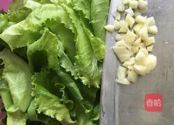 清炒生菜的做法图解1