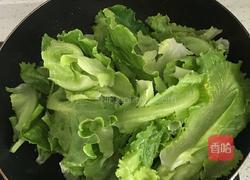 清炒生菜的做法图解3