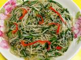 绿豆芽炒韭菜