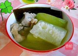 海带毛瓜瘦肉汤的做法图解8