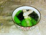 木耳丝瓜虾饺汤