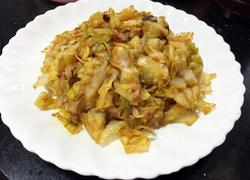 豆瓣酱炒包菜