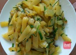 韭菜炒土豆条家常做法的做法图解5