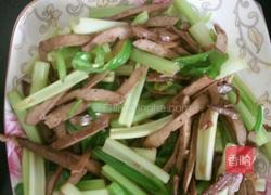 芹菜炒香干的做法图解3