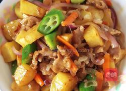 杂菜炒肉的做法图解5