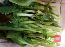 香菇小油菜的做法图解1