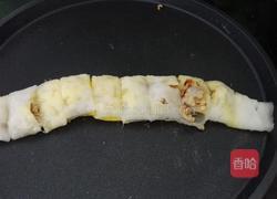 电饼铛鸡蛋肉末肠粉的做法图解5