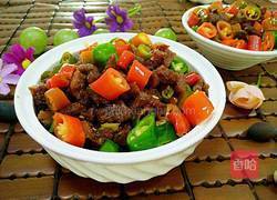 青红辣子肉的做法图解10
