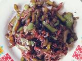 粉丝炒肉丝