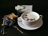 玫瑰花姜撞奶