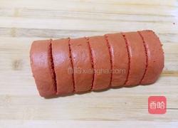 红曲粉奶油蛋糕卷的做法图解19