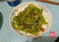 素炒苦瓜的做法图解4