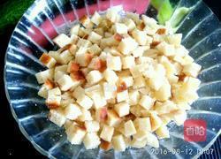 火腿馍丁鸡蛋饼（二人份）的做法图解3