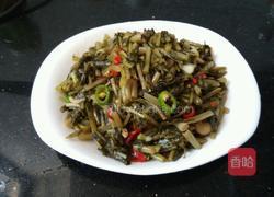 酸菜炒辣椒的做法图解6