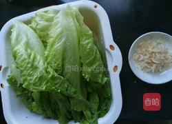 虾米炒生菜的做法图解1