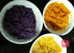 紫薯开花馒头的做法图解2