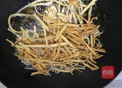 丝瓜炒茶撒的做法图解4
