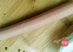 鸡蛋饼卷火腿的做法图解4