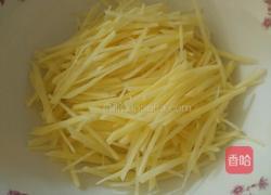 土豆丝鸡蛋饼的做法图解2